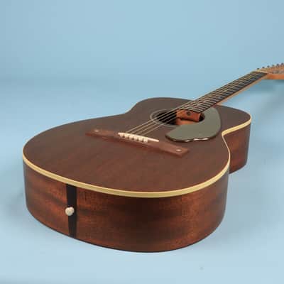1960s Vintage Fender Newporter Acoustic Guitar Mahogany w/ Case Excellent Con. image 9