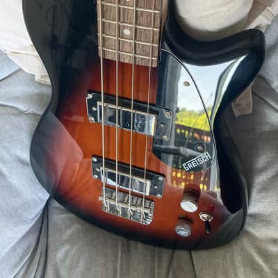 Gretsch G2224 Junior Jet Bass II with Rosewood Fretboard 2012 - 2017 - Tobacco Sunburst image 3