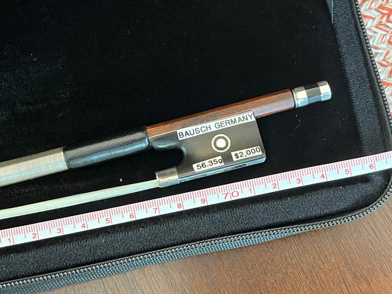 Bausch Violin Bow Vintage Antique Pernambuco arco c. 1900 image 1
