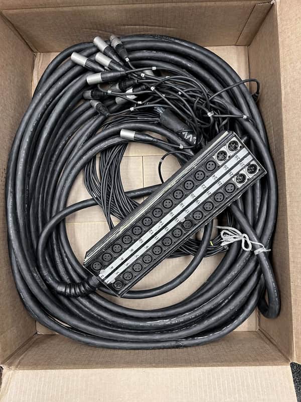 Pro Co SMA2404FBQ-100 StageMaster 24x4 Stage Snake with 1/4 Inches Returns - 100 Feet - m3mg image 1