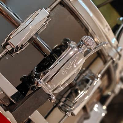 Ludwig LB417 Black Beauty 6.5x14" 10-Lug Brass Snare Drum 1994 - Present - Black Nickel-Plated with Upgrades image 3