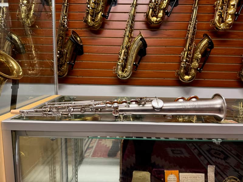 Selmer Model 26 Silver Soprano Saxophone FULL OVERHAUL PAD JOB! image 1