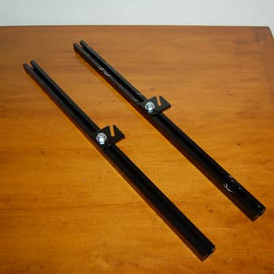 Remo Roto Tom Mounting Bar Track Rail Pair 24" w/ Mounting Brackets image 2