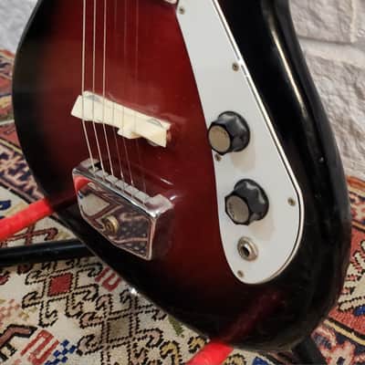 RARE! Guyatone (Heit) Bradford PU-1 Bloodburst w/ Sharktooth Pickup 1966-67 Japan image 4