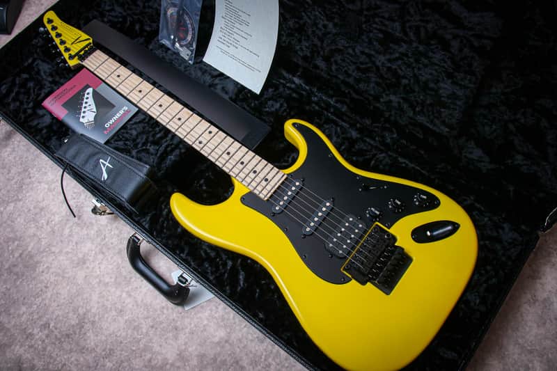 TOM ANDERSON USA Guitar Works Icon Classic "Corvette Yellow + Maple" (2024) image 1