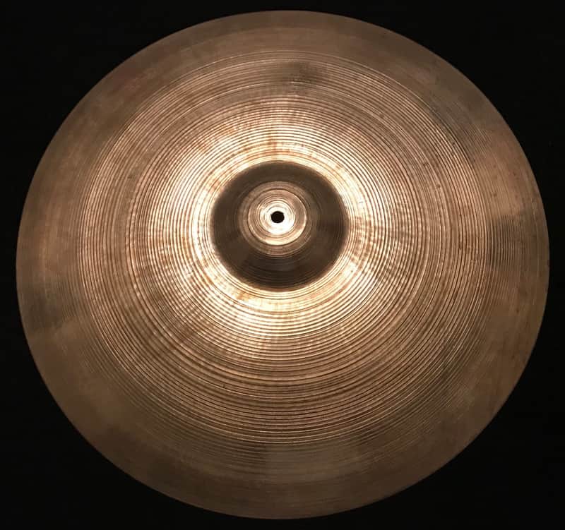 A. Zildjian 22" Large Stamp Ride Cymbal 1953 - 1957 image 1
