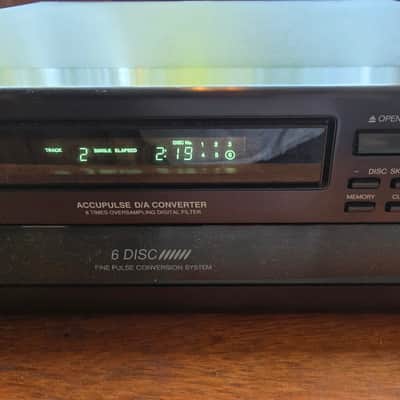 Onkyo DX-C330 6 disc CD player March 1996 - Black image 4