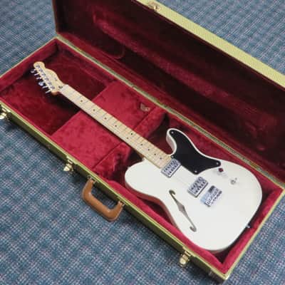 2013 Fender Cabronita Thinline Telecaster White Blonde! 6 lbs. 4 oz.! w/hardshell case image 9