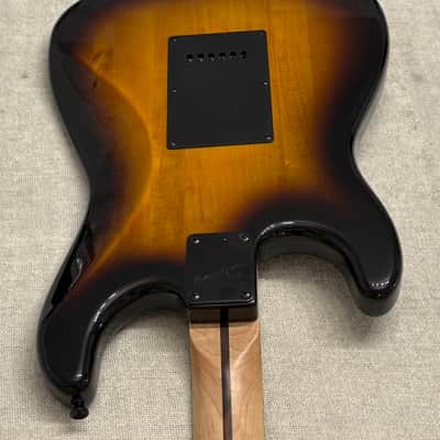 2014 Squier Bullet Stratocaster HH Tremolo Black Hardware Rosewood Fretboard image 11