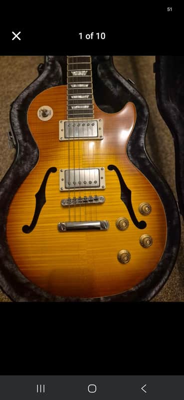 Epiphone Les Paul Standard Florentine PRO - Honey Burst image 1