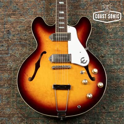 1990 Epiphone Casino Sunburst Pre-Elitist made in Japan w/hard case image 1