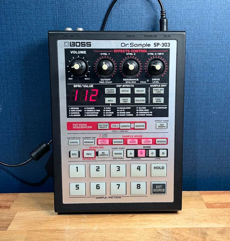 Boss SP-303 Dr. Sample - Silver image 1