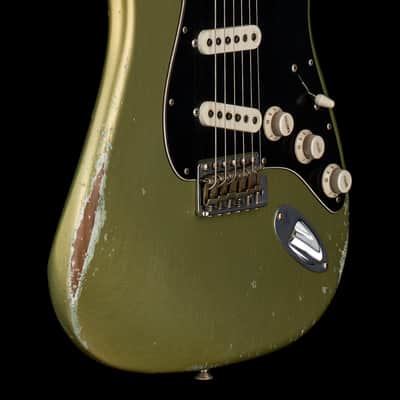 Fender Custom Shop Levi Perry Masterbuilt Empire 67 Stratocaster Relic - Super Aged Sage Green Metallic #78899 image 6