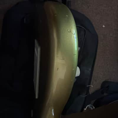 Fender Squier Mexican Aztec Gold Stratocaster with Maple Fretboard Mystic Aztec Gold image 2