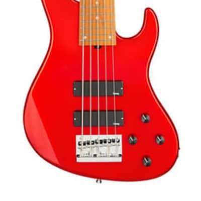 Sadowsky MetroExpress 5-String 24-Fret Modern Bass Roasted Maple Fingerboard 5-String Solid Candy Apple Red Metallic High Polish image 10