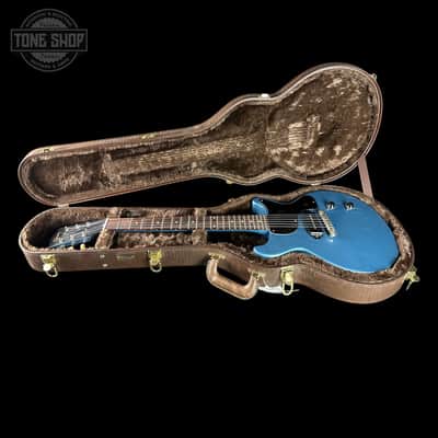 Used 2024 Gibson Custom Shop 1958 Les Paul Jr Double Cut Pelham Blue Murphy Lab Ultra Light Aged w/case TSU25244 image 11