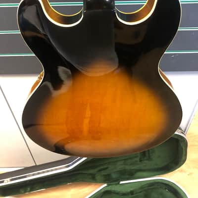 Aria Pro II TA-61 Sunburst Hollow Body Electric Guitar image 15