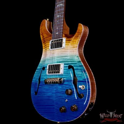 PRS Wild West Guitars 25th Anniversary Limited Run Wood Library Artist Package Hollowbody II Piezo Beach Fade (Private Stock Color) 5.55 LBS (US Only / No International Shipping) image 2