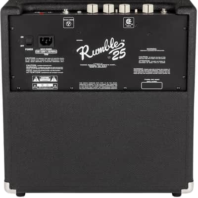 Fender Rumble 25 (V3) 120V Black/Silver image 2