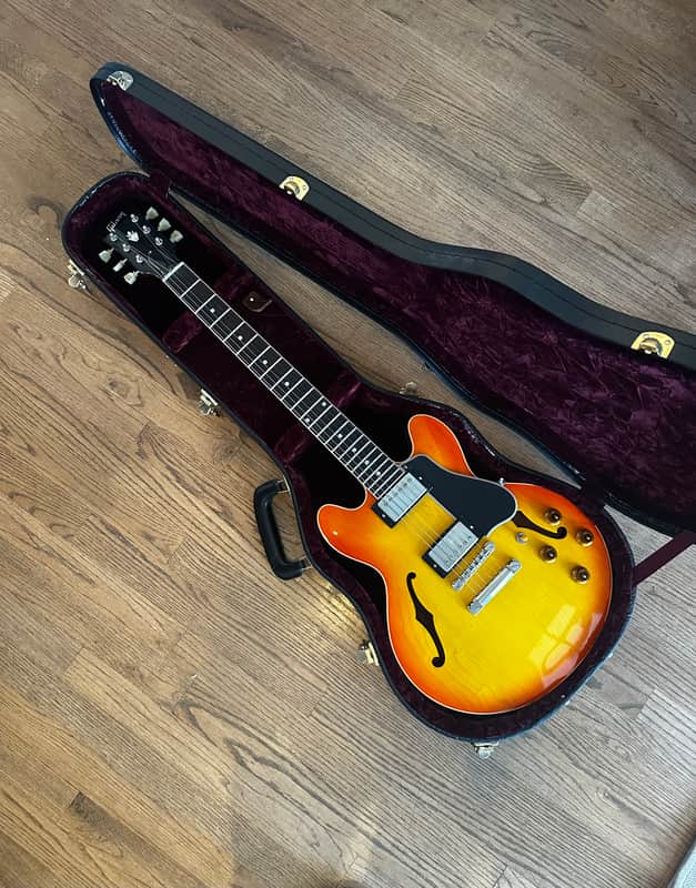 2006 Gibson Custom Shop CS-336 Figured Top - Tangerine Burst OHSC Mint image 1