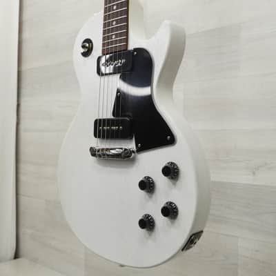Used Gibson Les Paul Special Tribute P90 Electric Guitar White image 6