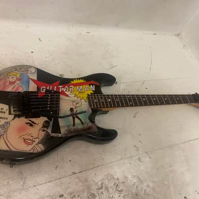Kramer Baretta 1987 Very Rare Guitarman Knapp Graphics image 7
