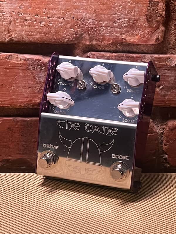 ThorpyFX The Dane Peter Honore Signature Overdrive / Boost 2010s - Silver / Purple image 1