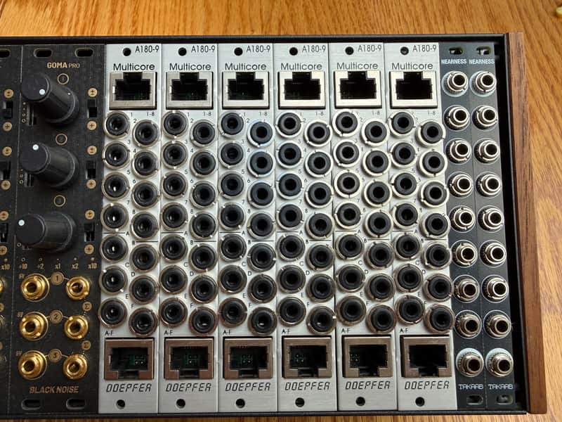 Doepfer A-180-9 Multicore Eurorack Networking Module Pair (3 of 3) - 2025 - Silver image 1