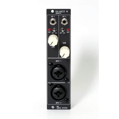 ADDAC System ADDAC711 BALANCED INPUTS 2022 - Black image 1