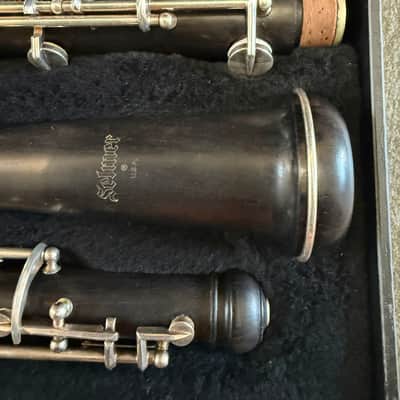 Selmer wood Oboe with case. image 4