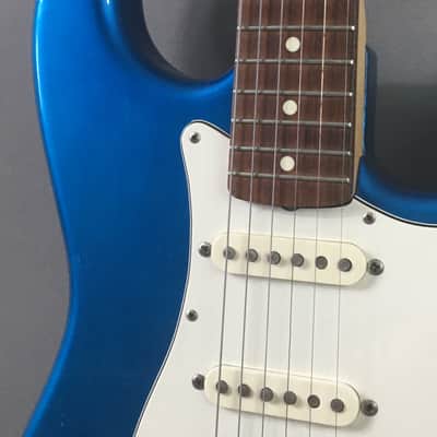 Vintage Fender Stratocaster 1993 Solid Custom Contour Body Lake Placid Blue Rare MIJ Relic HSC 6.8 Lb! image 6