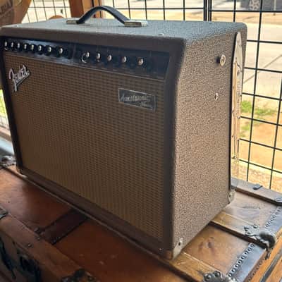 (18168) Fender Acoustasonic Junior DSP 2-Channel 2 x 40-Watt 2x8" Acoustic Guitar Amp with Onboard Effects 2004 - 2011 - Brown image 5
