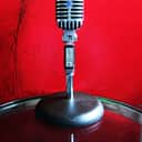 Vintage 1960's Shure 55S dynamic cardioid microphone w period Atlas DS-5 desk stand PROP DISPLAY 55 55SW 556S # 2