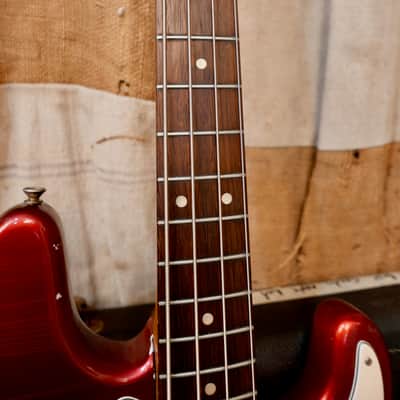 Fender Precision Bass 1965 - Candy Apple Red - Refin image 6
