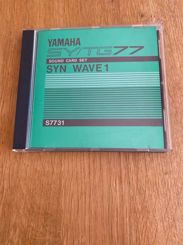 Yamaha sy 77 /sy 99 SYN WAVE 1 voice data and waveforms cards image 1