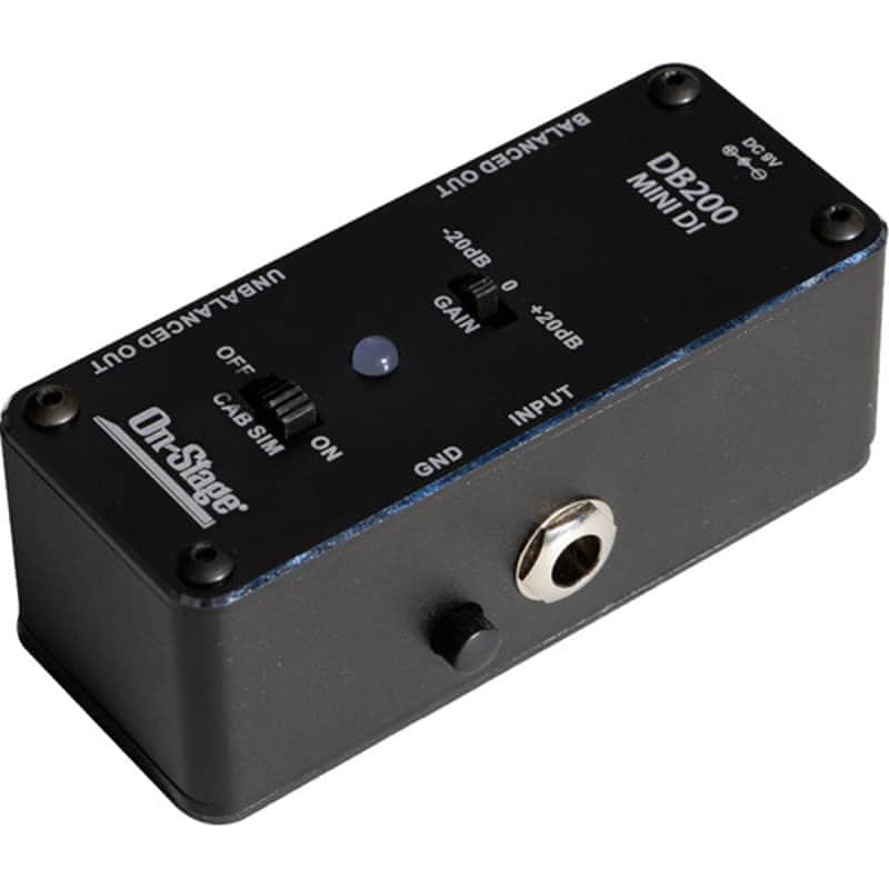 On-Stage DB200 Active Mini DI Box image 1