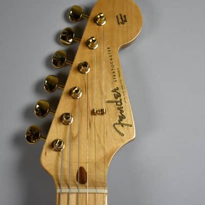 Circa 1989 Fender Stratocaster Custom Shop H.L.E Gold '57 RI #313 Guitar w/OSHC image 19