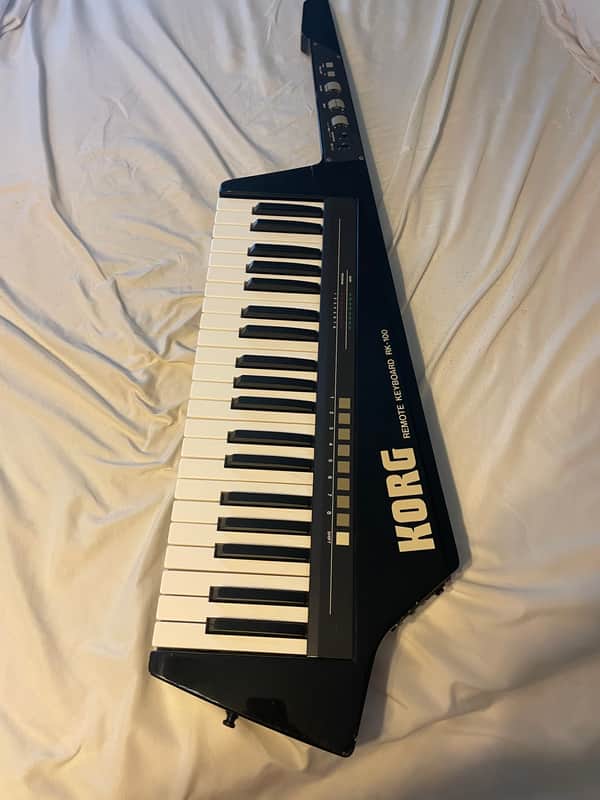 Korg RK-100 37-Key Keytar Synthesizer 1984 - Black image 1