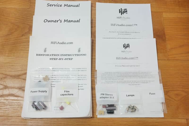 Harman Kardon Citation III restoration kit filter capacitor repair rebuild fix image 1