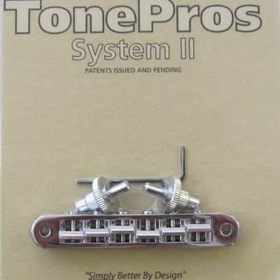 TonePros TP6-C Standard Nashville Style Tuneomatic Chrome image 1
