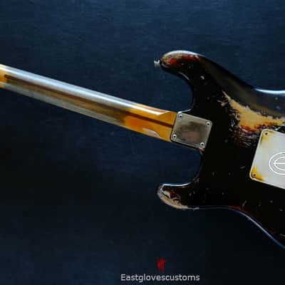 Fender Stratocaster Black Heavy Aged Relic image 18
