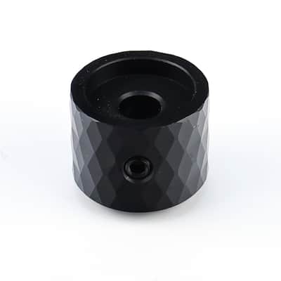 3Pcs Aluminum Alloy Electric Bass Guitar Knobs Speed Control 6.5mm（1/4"） Potentiometer Shaft Dome Metal Volume Tone Knobs for Electric Bass Guitar Replacement Parts (Black) image 7
