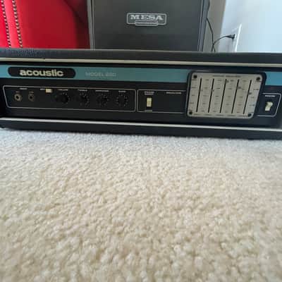 Vintage Acoustic 220 bass amp head 1970s image 1