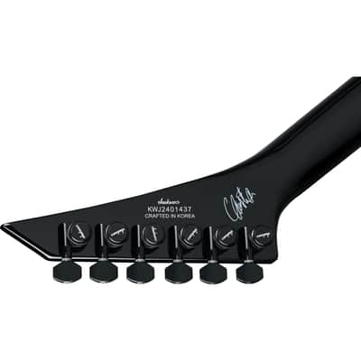 Jackson Pro Plus Signature Christian Andreu RRET6 Black with White Bevels - Electric Guitar image 6