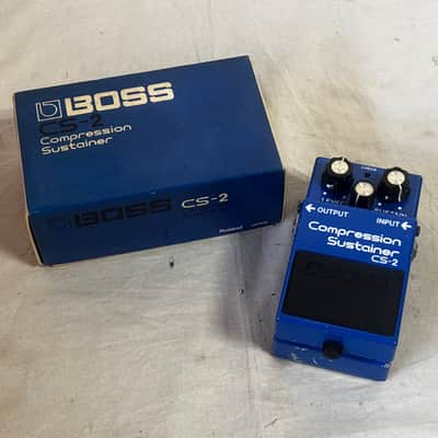 Boss CS-2 Compression Sustainer Black Label Made in Japan w/ box image 1