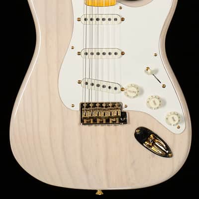 Fender Custom Shop Vintage Custom 1957 Stratocaster NOS Aged White Blonde (906) image 3