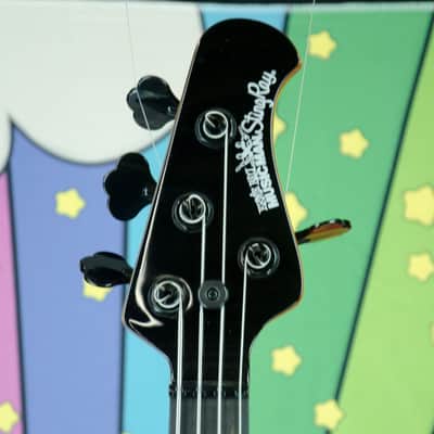 Used Ernie Ball Music Man Stingray Special HH Bass 4 String, Smoked Chrome Sparkle Finish, Hard Case image 3