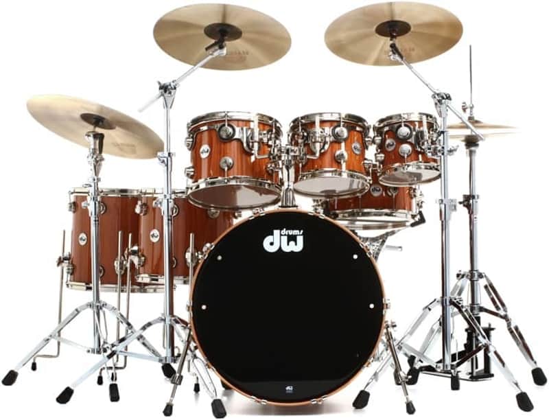 DW Collector's Series Cherry Mahogany 7-piece Shell Pack - Natural