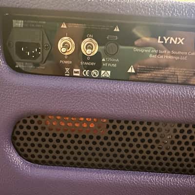 Bad Cat Bad Cat Lynx 50W Tube Head (Model BCP-2206) - Custom Amethyst Finish image 6