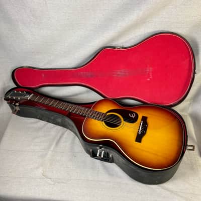 Epiphone FT-130 Caballero 1974 Golden Sunburst MIJ Matsumoku FT-130SB image 4